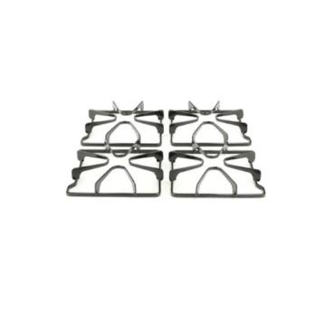 Whirlpool Part# WPW10268483 Burner Grate Kit (Black) - Genuine OEM