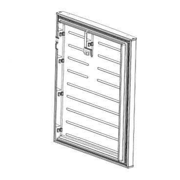 GE Part# WR78X30636 White Fresh Food Door - Genuine OEM