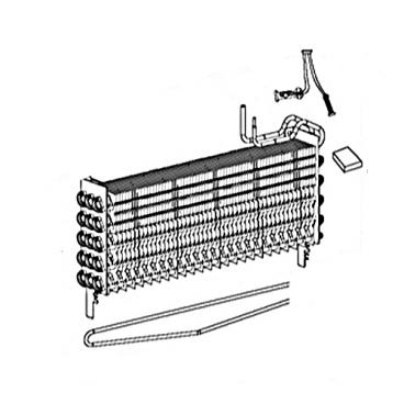 GE Part# WR87X25797 Evaporator and Tube Replacement Assembly - Genuine OEM