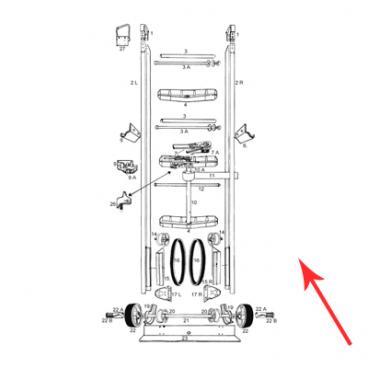 Yeats Part# F6 Cross Member (OEM) #4 Without Latch