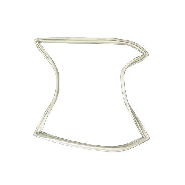 Amana BR20J Freezer Door Gasket (off white) - Genuine OEM