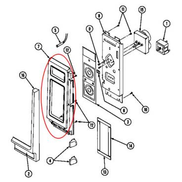 Whirlpool Part# 02060314 Panel (OEM)