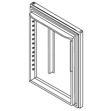 Whirlpool Part# 13107554SQ FIP Door (OEM) SS