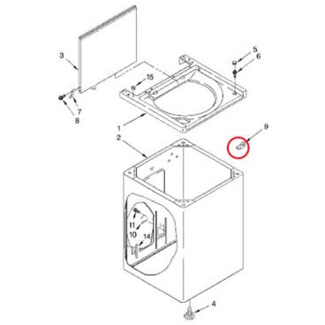 Whirlpool Part# 3428732 Clip (OEM)