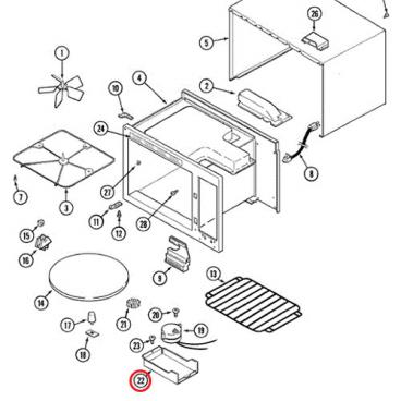 Whirlpool Part# 51001122 Cover (OEM)