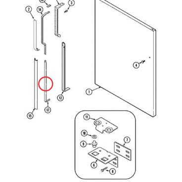 Whirlpool Part# 61002324 Support (OEM)