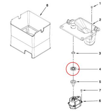 Whirlpool Part# W10347120 Clip (OEM)