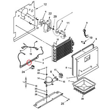 Whirlpool Part# W10486820 Heater (OEM)