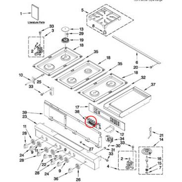 Whirlpool Part# W10533030 Electronic Control (OEM)