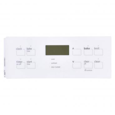 Frigidaire CFEF364HSD Touchpad Control Panel Overlay (White) Genuine OEM