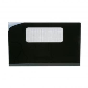 GE JGBP30GEV3AD Exterior Oven Door Glass - Black - Genuine OEM