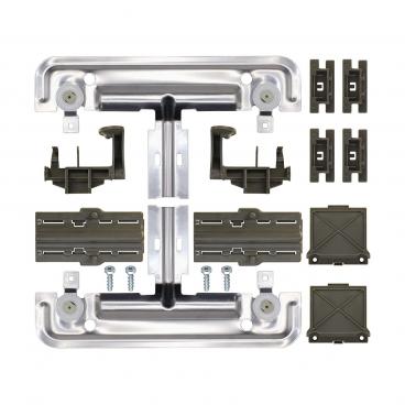 Kenmore 665.14753N511 Dishwasher Rack Adjuster Kit (White Wheels) - Genuine OEM