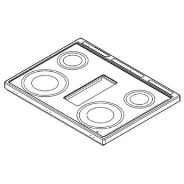 KitchenAid KSEG950ESS1 Main Top Assembly - Genuine OEM