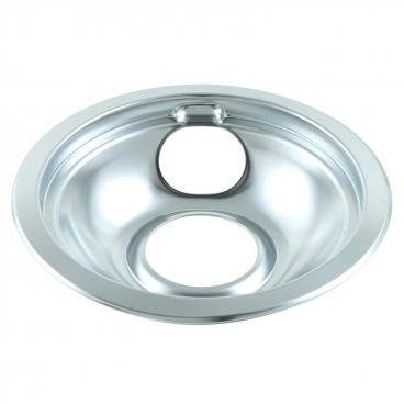 Maytag MER5551AAQ Burner Drip Bowl (Chrome, 6 in) Genuine OEM