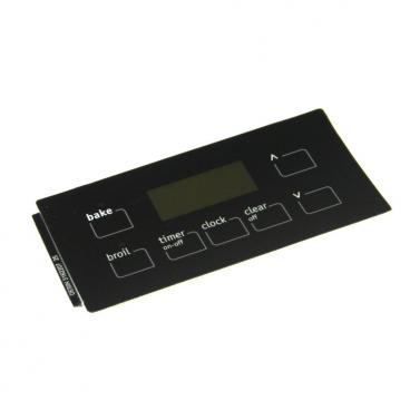 Tappan TGF351RBC Oven Touchpad/Control Overlay (Black) - Genuine OEM