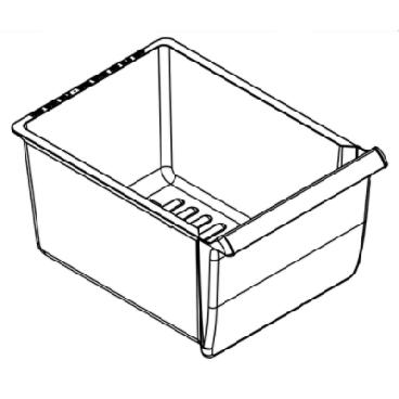 Whirlpool ER6AHKXPQ00  Crisper Drawer  - Genuine OEM