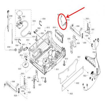 KitchenAid 4KSRS27QDW00 Cable Harness - Genuine OEM