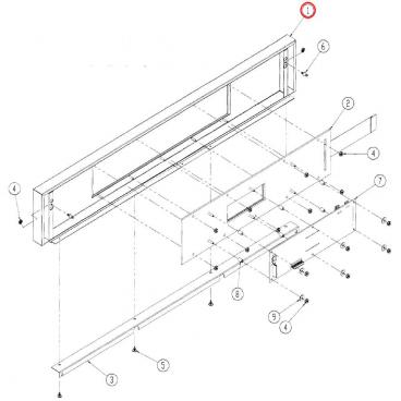 Dacor DO130 Control Panel Bezel Assembly - Genuine OEM