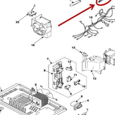 Samsung Part# DE39-00040E Power Cord (OEM)