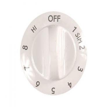 Frigidaire FEC30C4HSA Burner Control Knob (White) - Genuine OEM