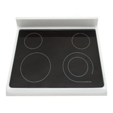 Frigidaire FFEF3013LWG Glass Cook Top Panel (White and Black)