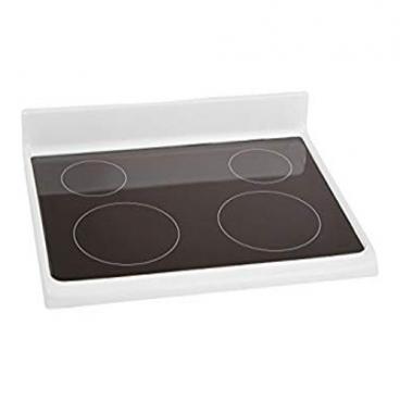 Frigidaire FFEF3017LWA Glass Cook Top Panel (White and Black)