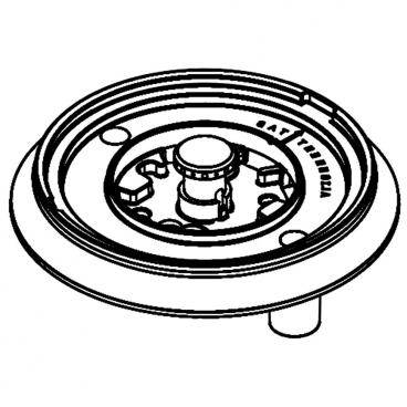 Electrolux EW30DS80RSA Dual Burner Base Assembly - Genuine OEM