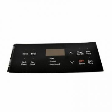 Frigidaire CFEF3053TSF Touchpad Control Panel Overlay - Black - Genuine OEM