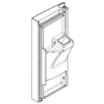 Frigidaire FFHT1824US Door Assembly - Stainless - Genuine OEM