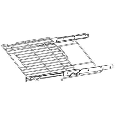 Frigidaire FGEW3066UFC Oven Gliding Rack Assembly - Genuine OEM