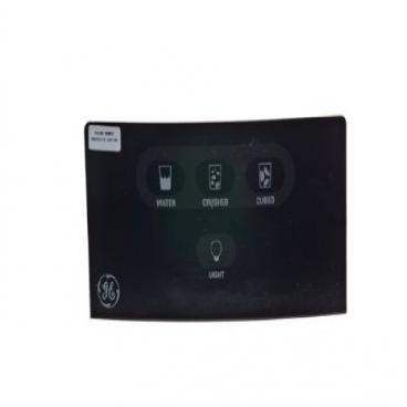 GE GSS20IEPJWH Dispenser Keypad/Touchpad (4 Button) - Black - Genuine OEM