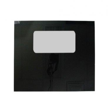 GE JBP26BB4WH Outer Oven Door Glass (Black) - Genuine OEM