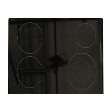 GE JDP42DT1BB Main Glass Cooktop Replacement (black) Genuine OEM