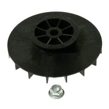 GE GTW485ASJ2WS Motor Pulley and Nut - Genuine OEM