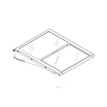 GE GWE19JGLGFWW Quick Space Shelf - Genuine OEM