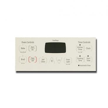 GE JGB400DEP4WW Touchpad Control Panel Overlay (White) - Genuine OEM