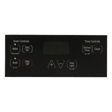 GE JGBS18MEN3BS Touchpad Control Panel Overlay (Black) - Genuine OEM