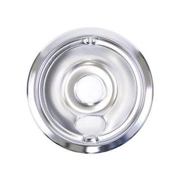 GE JMP32AR1AG Burner Drip Bowl (6 in, Chrome) - Genuine OEM