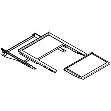 Kenmore 795.72595711 Glass Shelf Assembly - Genuine OEM