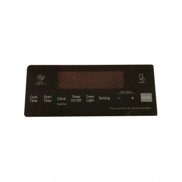 LG LSE4613ST Control Panel Touchpad Overlay - Black - Genuine OEM