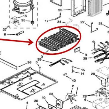 Whirlpool Part# W10131059 Condenser (OEM)