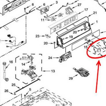 Whirlpool Part# W10133504 Knob (OEM)