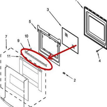 Whirlpool Part# W10136471 Mounting Bracket (OEM)