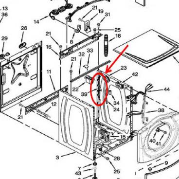 Whirlpool Part# W10168547 Retainer (OEM)