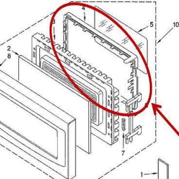 Whirlpool Part# W10169266 Choke Cover (OEM)