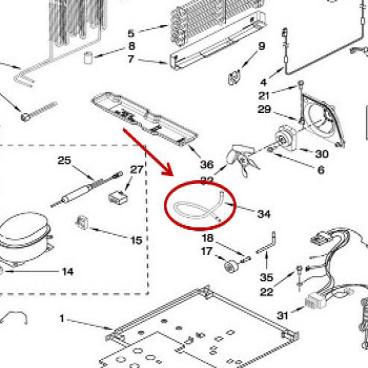 Whirlpool Part# W10189806 Tube (OEM)