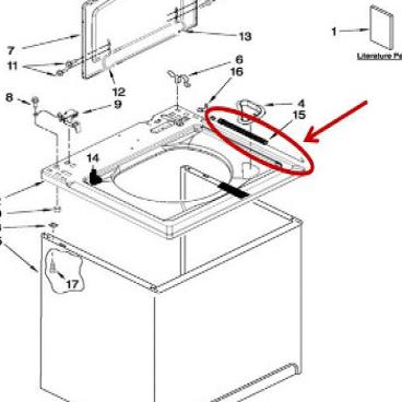 Whirlpool Part# W10208782 Spring (OEM)