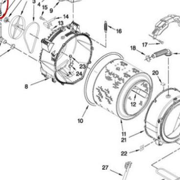 Whirlpool Part# W10253670 Pipe Vent (OEM)