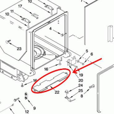 Whirlpool Part# W10266856 Insulation Pad (OEM)