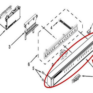 Whirlpool Part# W10380297 Control Panel (OEM)
